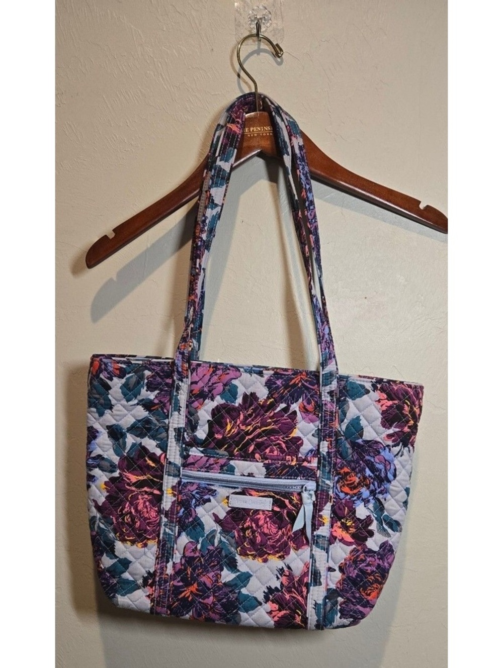 Vera Bradley Quilted Floral Tote Bag